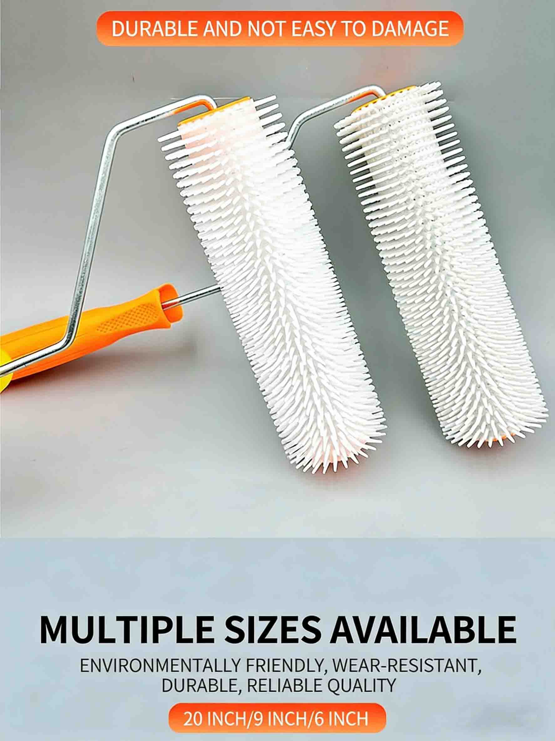 Self-leveling defoaming roller